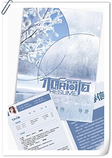 冬季雾凇导游简历模板